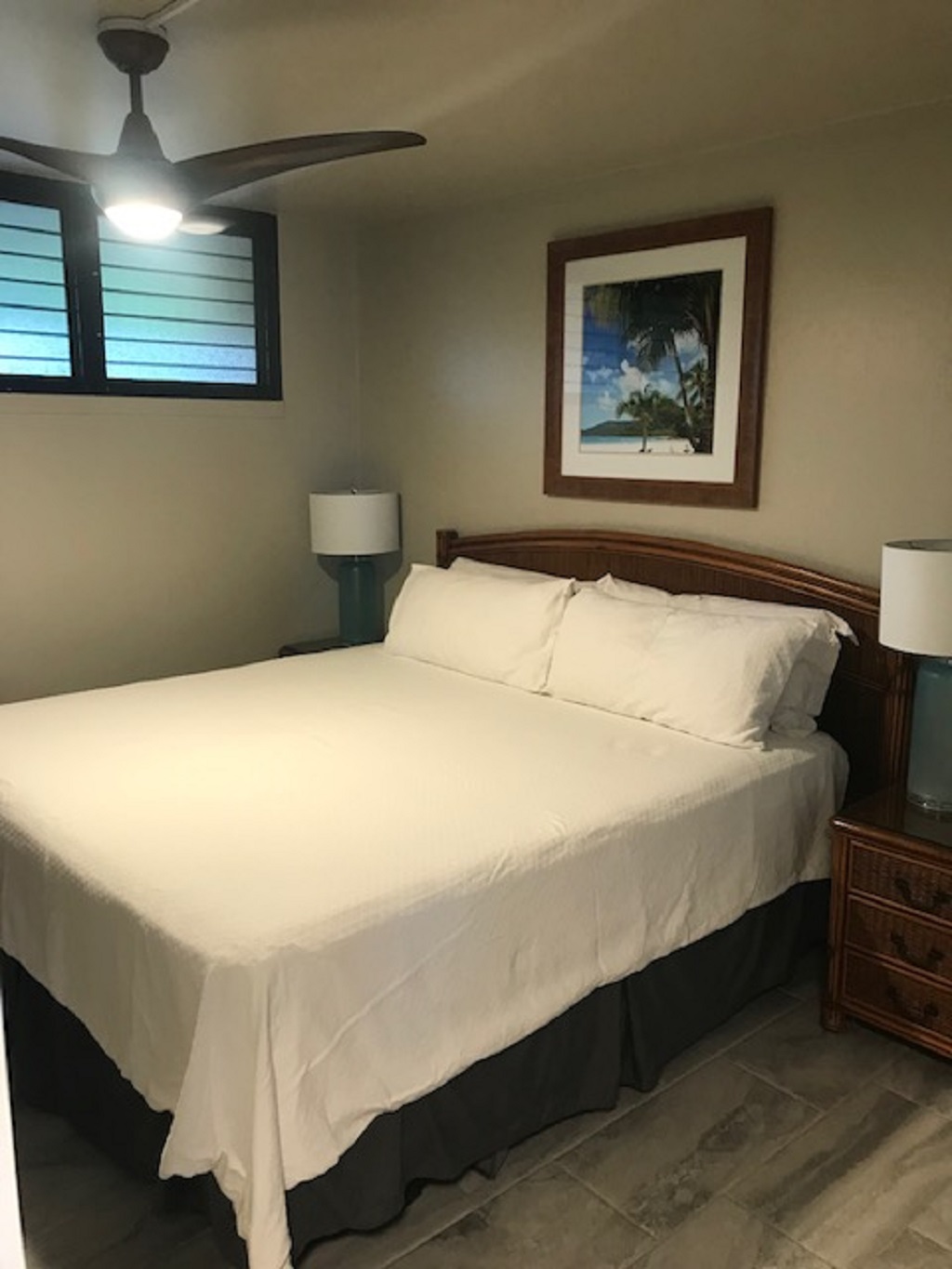 Kihei Surfside Unit 406 master bedroom
